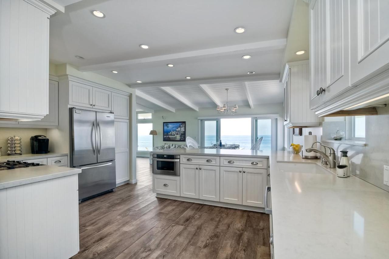 Oceanfront Villa With Private Beach Access, Remodeled Kitchen Carlsbad Buitenkant foto